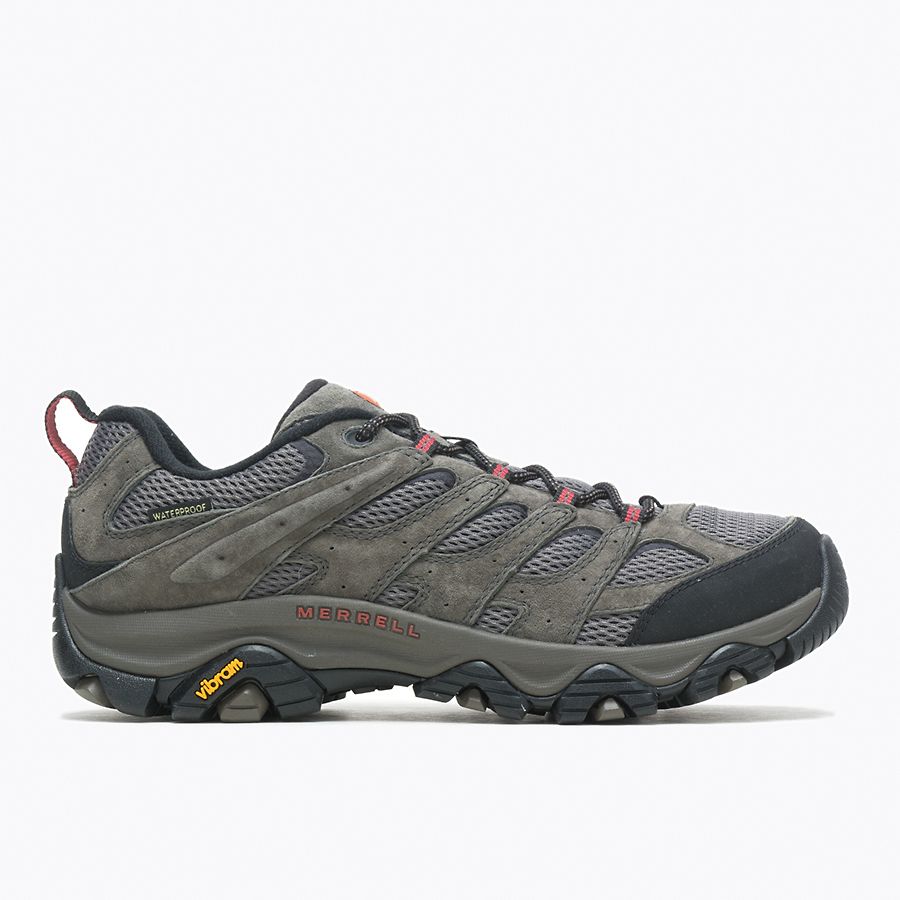 Merrell Moab 3 WP Wide Men's Waterproof Hiking Boots - Lightweight & Durable Outdoor Shoes for Trail Walking, Backpacking & Mountain Adventures