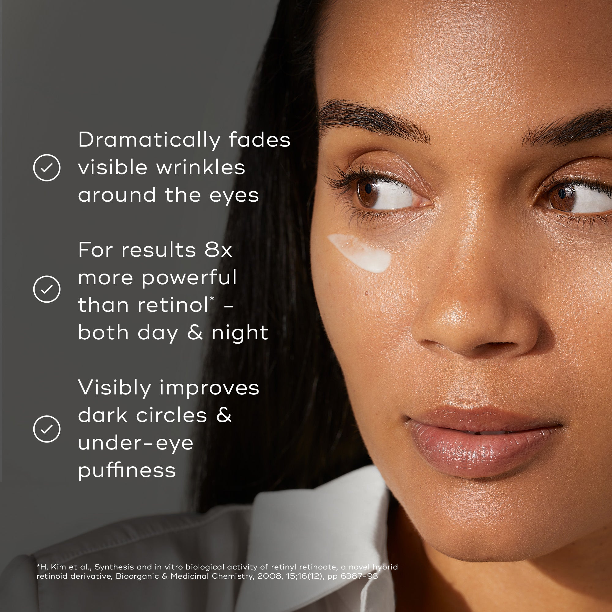 Retinoate™ Day & Night Eye Serum for Dark Circles & Wrinkles - Anti-Aging Eye Treatment for Puffy Eyes & Fine Lines - Perfect for Daily Skincare Routine & Nighttime Repair