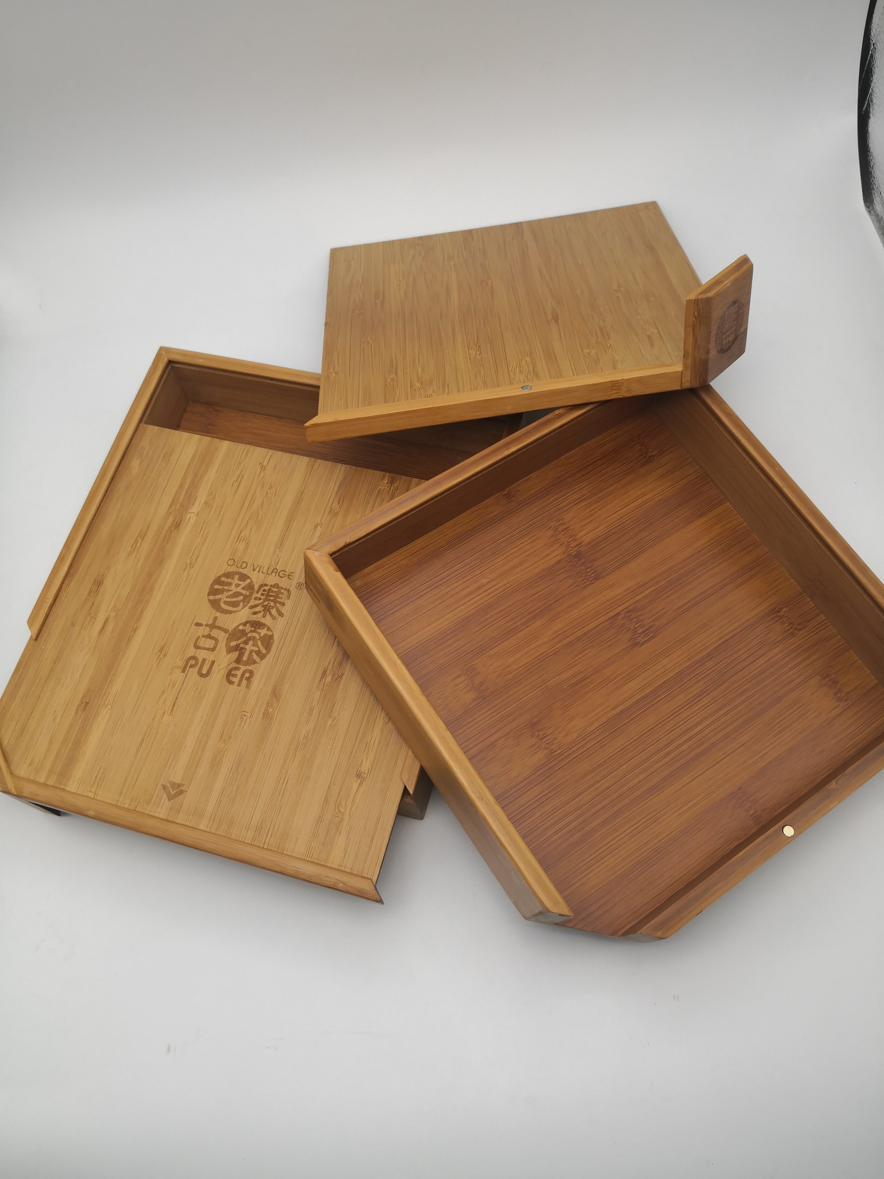 Premium Bamboo Serving Tray for Tea Cakes & Desserts - Eco-Friendly Wooden Platter for Afternoon Tea, Party Snacks & Home Decor