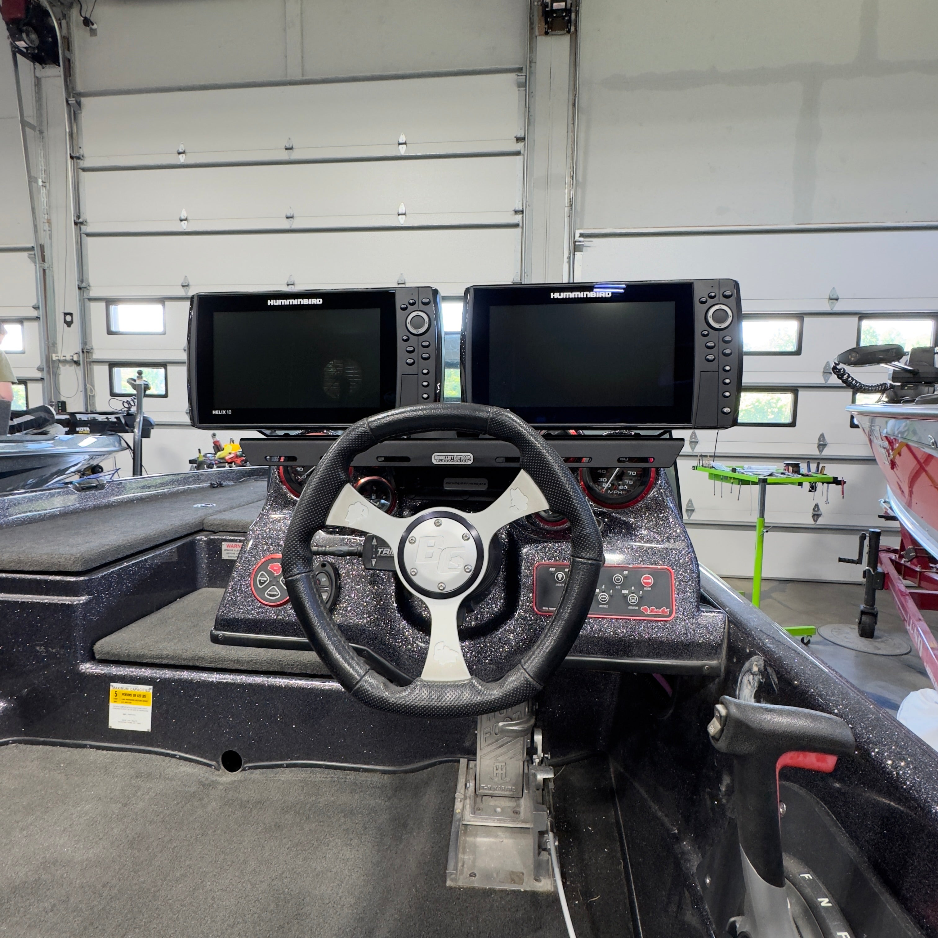H.O.E. Dual Console Mount System for Bass Cat Pantera II - Heavy Duty Boat Accessory for Fishing & Marine Navigation | Perfect for Anglers & Boating Enthusiasts