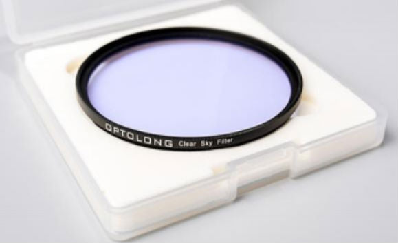 Optolong Clear Sky Filter 82mm Round Mounted CS 82 - Enhances Astrophotography & Sky Observation for DSLR & Telescope Lenses