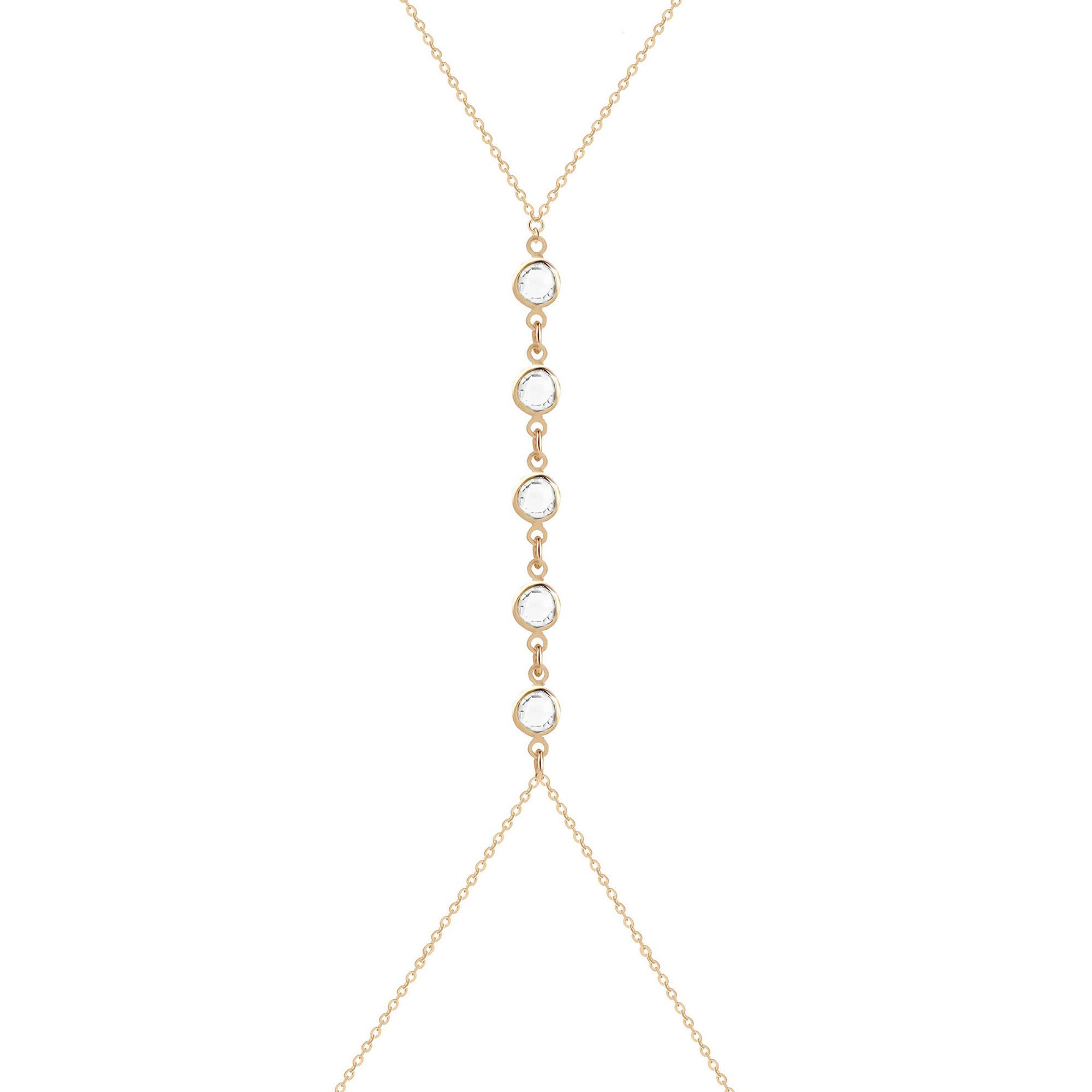 Elegant Gold Body Chain for Women - Sexy & Simple Bikini Jewelry for Beach, Pool Party & Festival | Perfect Summer Accessory