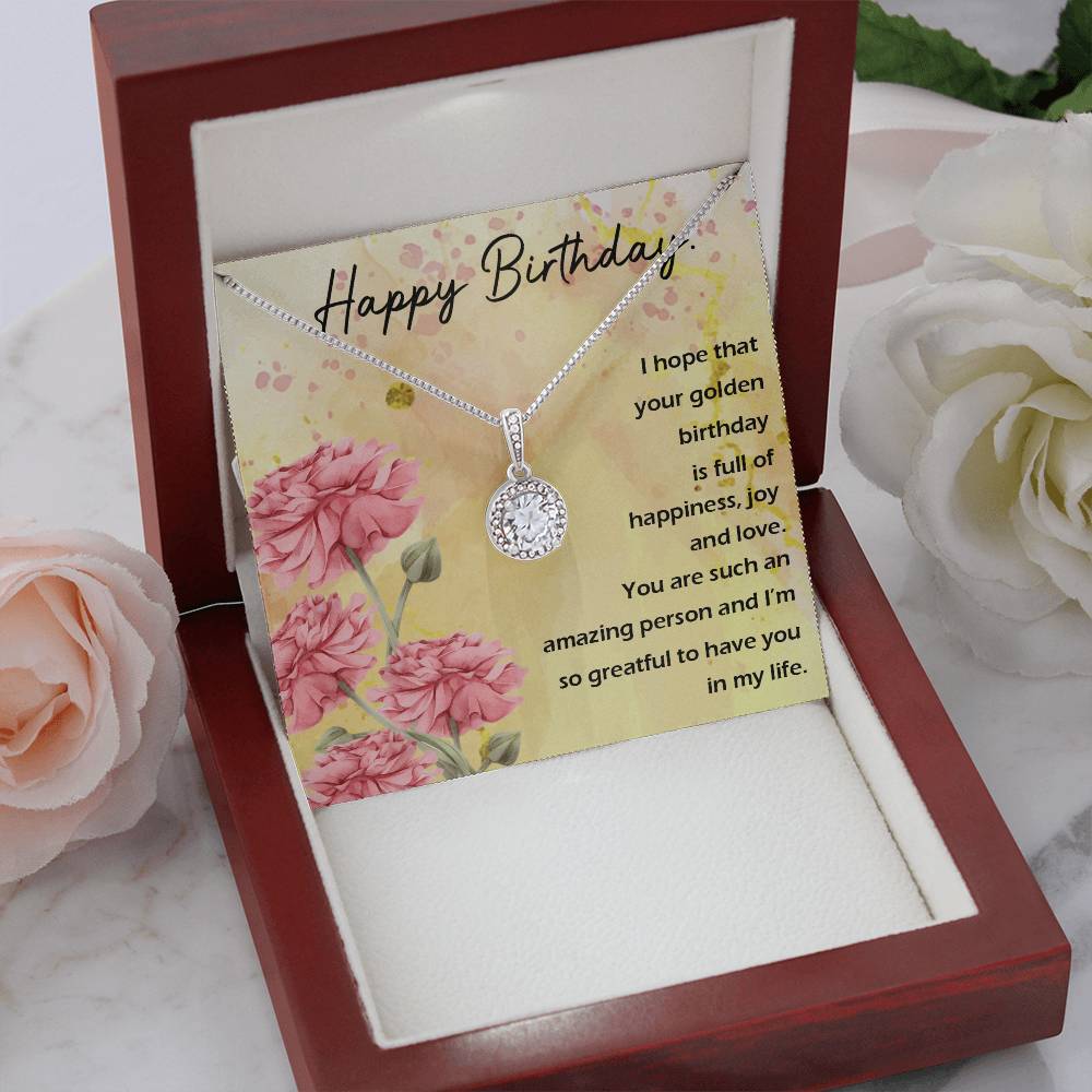 Birthday Gifts for Women - Personalized Necklace Jewelry with Message Card - Perfect Gift for Wife, Girlfriend, Best Friend - Great for Anniversaries, Valentine's Day & Special Occasions
