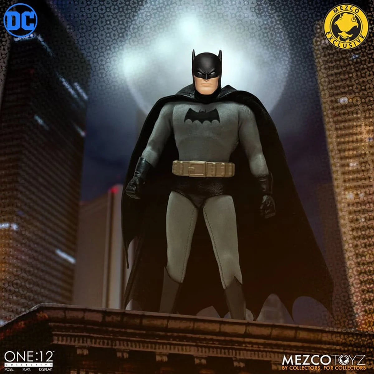 Batman Golden Age Caped Crusader Edition One:12 Scale Action Figure - Collectible DC Comics Superhero for Display & Gifts