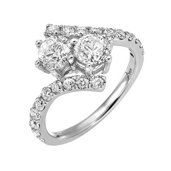 14K White Gold Diamond Ring (1.5 CTW) - Elegant Solitaire Engagement Ring for Women, Perfect for Proposals, Anniversaries & Special Occasions