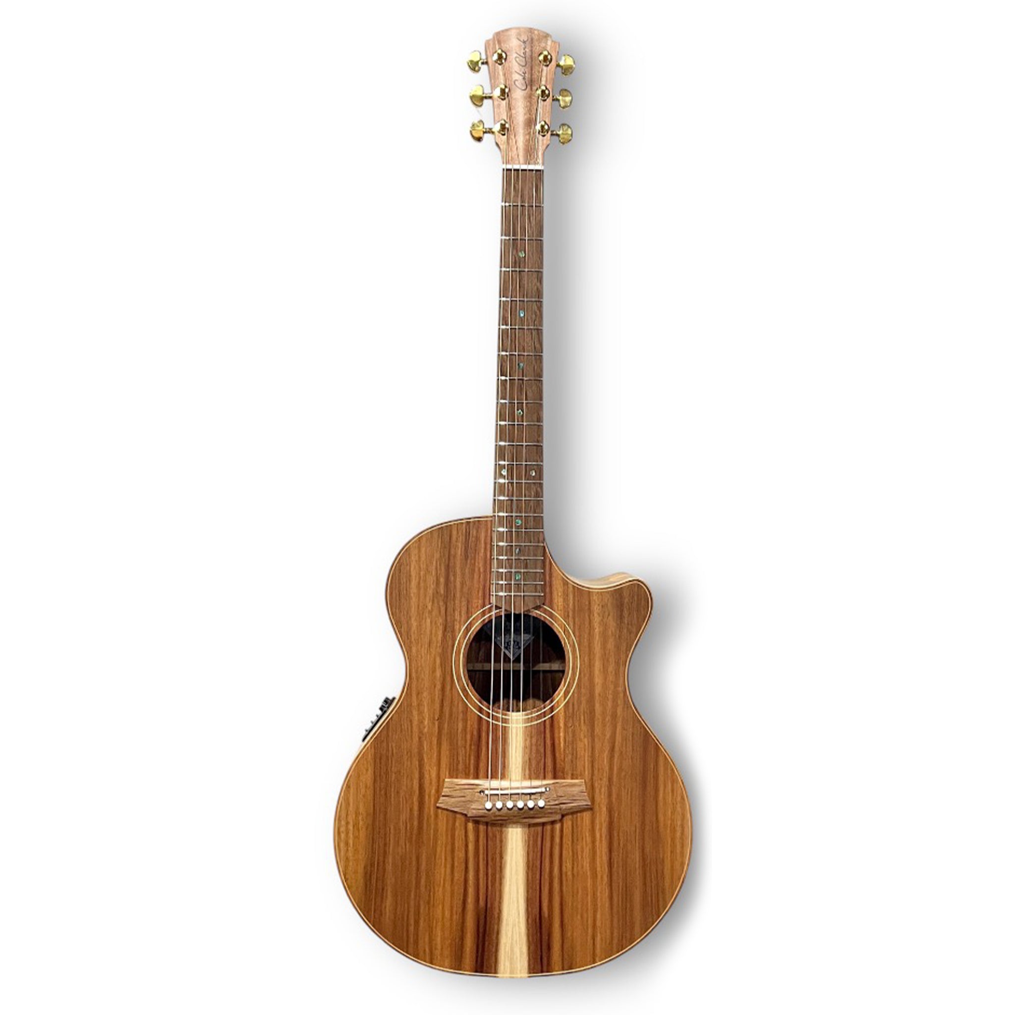 Cole Clark AN2EC BLBL Angel Series Acoustic Guitar with Hard Case - Perfect for Stage Performances, Studio Recording & Traveling Musicians