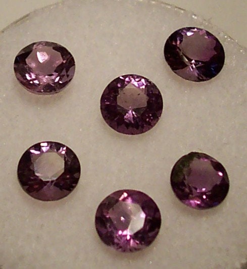Natural Genuine Brazilian Amethyst Loose Stones - Round Cut 2mm to 6mm (VVS Eye Clean) | February Birthstone for Jewelry Making - Wholesale Bulk Gemstones for Rings, Necklaces & DIY Craft Projects