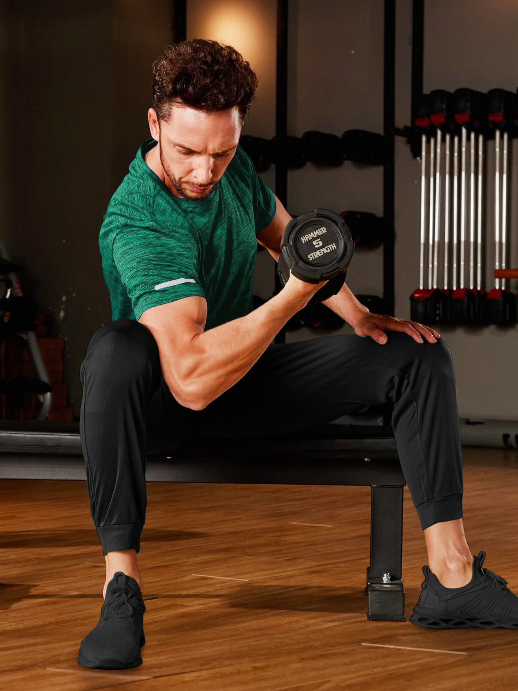 TACVASEN Men's Workout Shirts - Short Sleeve Athletic Dry Fit T-Shirts for Running, Gym & Training - Breathable Moisture Wicking Crewneck Tee for Active Lifestyle & Sports