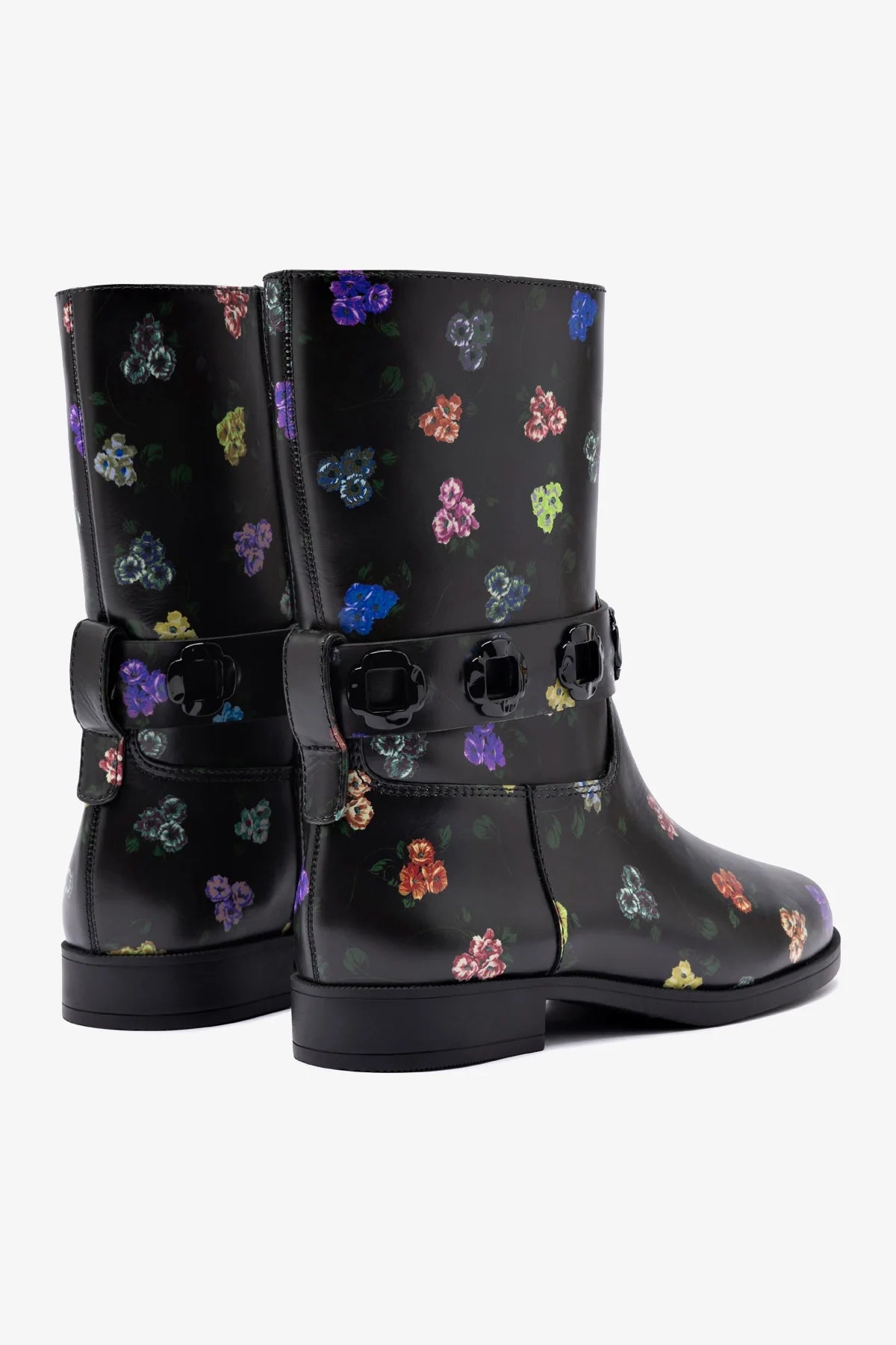 Larroudé x Libertine Milan Flat Bootie in Antique Primrose - Stylish Women's Ankle Boots for Fall & Winter Fashion | Perfect for Office, Date Night & Casual Outings
