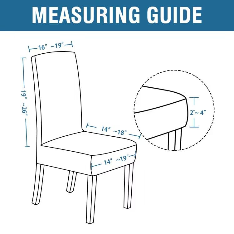 Stretch Velvet Dining Chair Covers Set of 2 - Washable Peacock Blue Slipcovers for Home & Restaurant Use