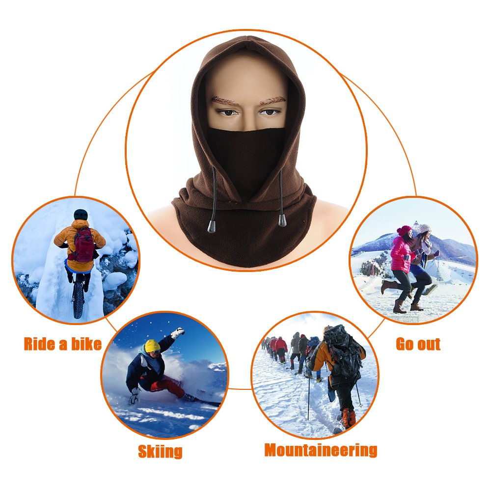 Tactical Heavyweight Balaclava - Cold Weather Face Mask for Outdoor Sports, Skiing, Snowboarding & Hunting - Windproof & Breathable Winter Gear