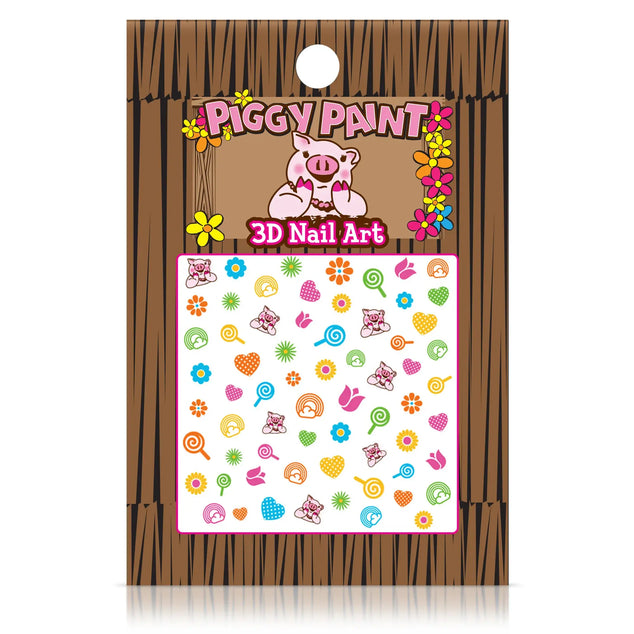 Piggy Paint Playful Pets Nail Art Kit - Non-Toxic, Water-Based Nail Polish for Kids & Toddlers - Safe, Fun Nail Designs for Birthday Parties, Playdates & Creative Play