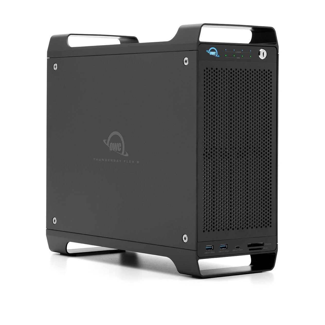 172TB ThunderBay Flex 8 Thunderbolt 3 Storage Solution - 4x8TB NVMe SSD & 7x20TB HDD for High-Speed Data Transfer | Perfect for Video Editing, 4K/8K Workflows & Server Backups