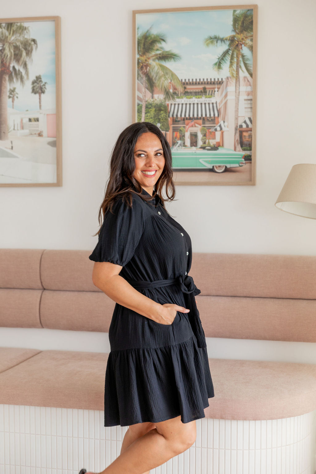 Elegant Black Mali Dress for Women - Perfect for Parties, Weddings & Special Occasions