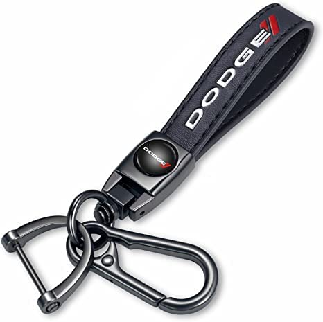Genuine Leather Car Keychain for Men & Women - Premium Key Ring Gift for Family & Friends - Perfect for Car Keys, House Keys & Everyday Use