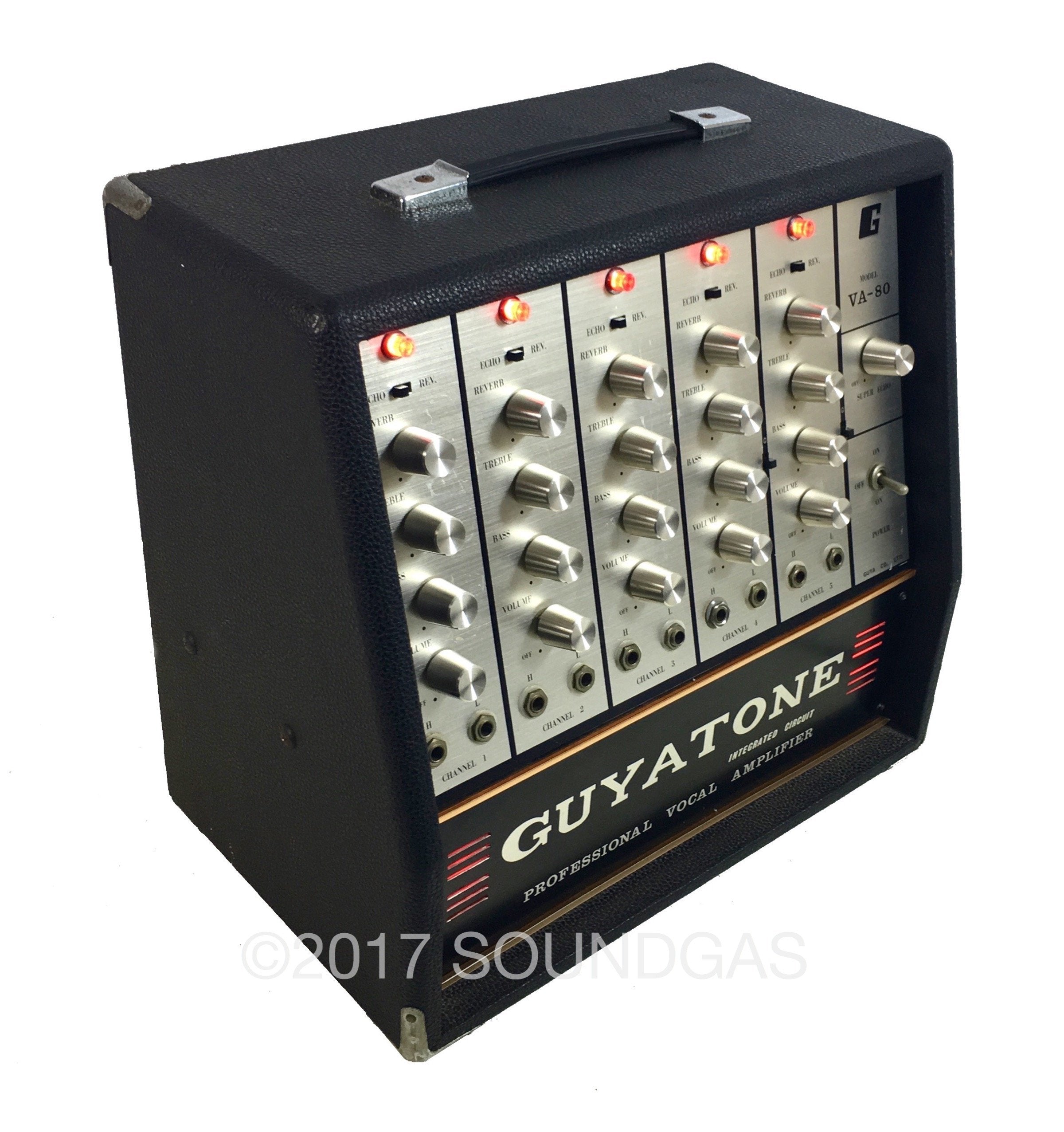 Guyatone VA 80 Professional Vocal Amplifier - High-Quality Portable PA System for Singers, Speakers & Performers | Perfect for Live Gigs, Karaoke Nights & Studio Recordings