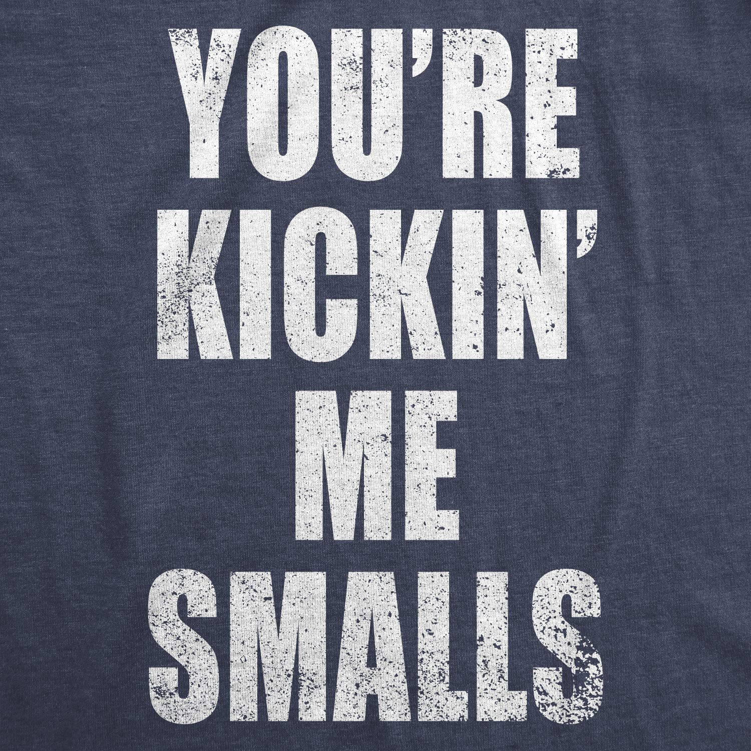 Funny Pregnancy Announcement T-Shirt - Maternity Kicking Me Smalls Novelty Tee for Expecting Moms | Perfect for Baby Showers, Gender Reveals & Maternity Photos