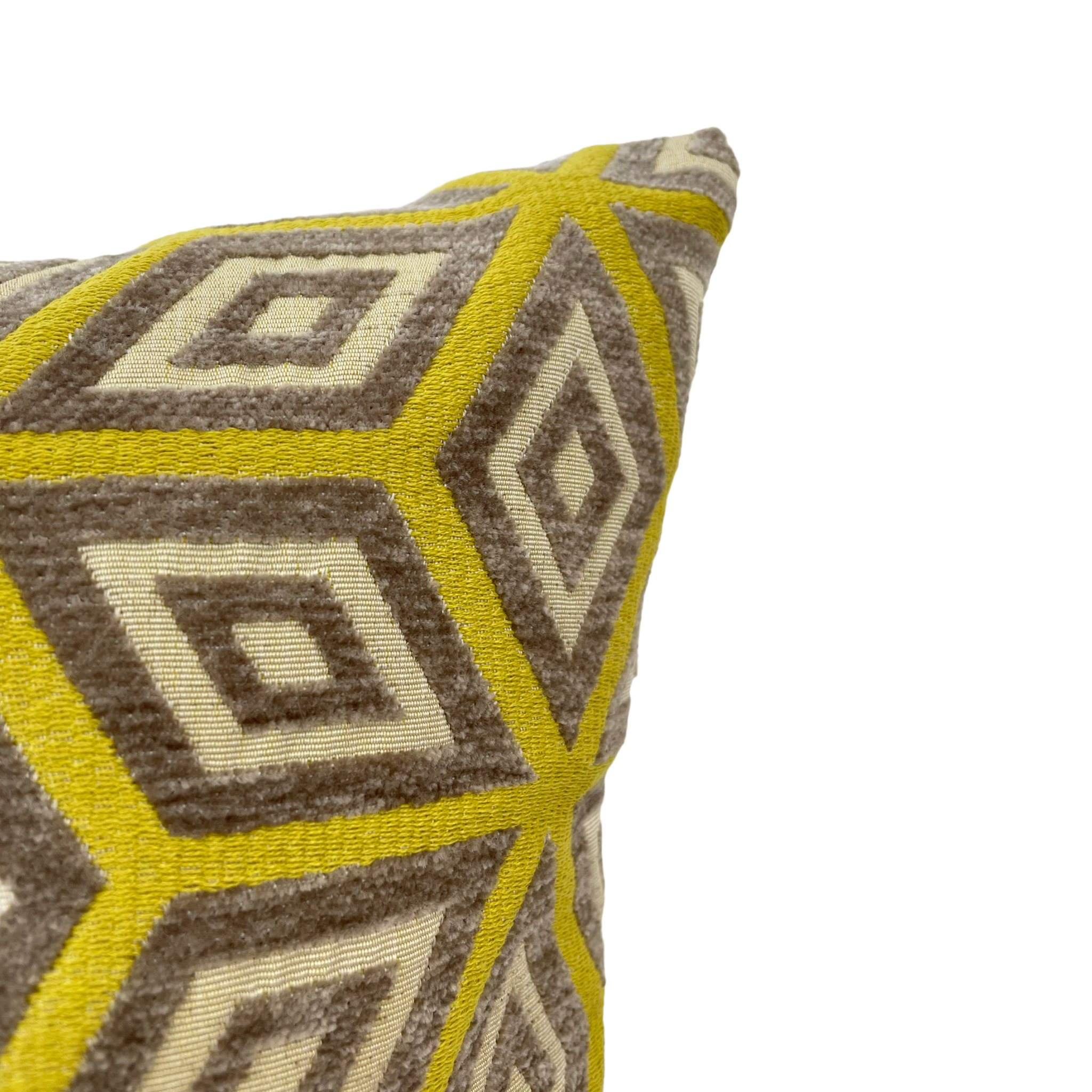 Phantom Chartreuse Throw Pillow 17x17 - Soft Decorative Cushion for Sofa, Bed & Living Room - Home Decor Accent Pillow