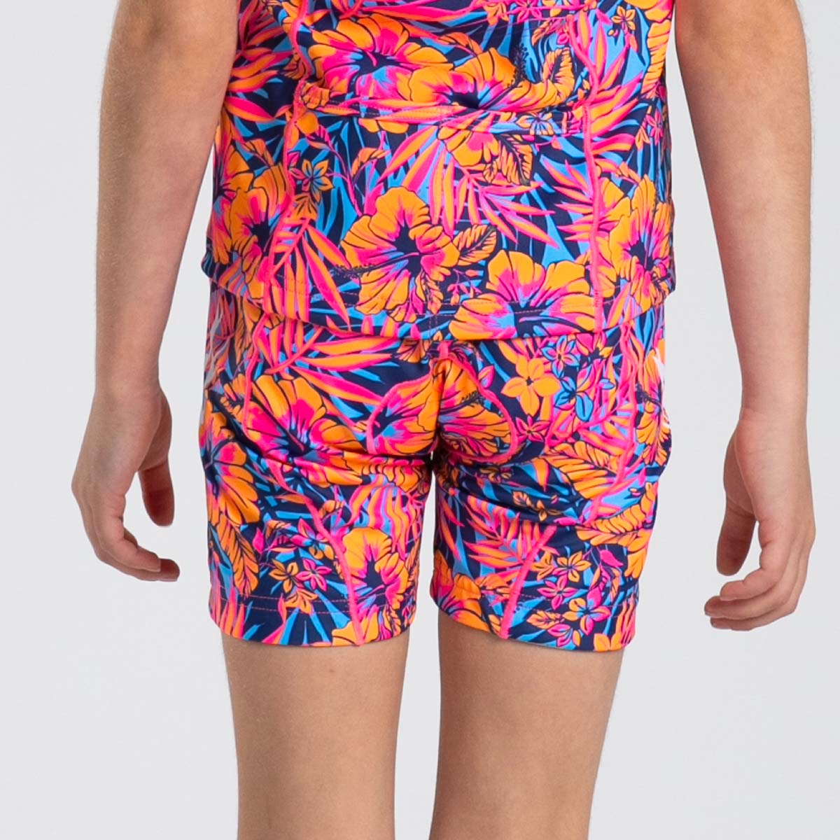 Youth Protégé Ltd Tri Short - High Performance Triathlon Shorts for Women | Club Aloha Pink | Ideal for Swimming, Cycling & Running Competitions
