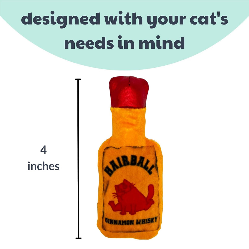 Hairball Whisky Cat Teaser Toy - Interactive Cat Wand with Feathers for Play & Exercise - Perfect for Indoor Cats & Kittens