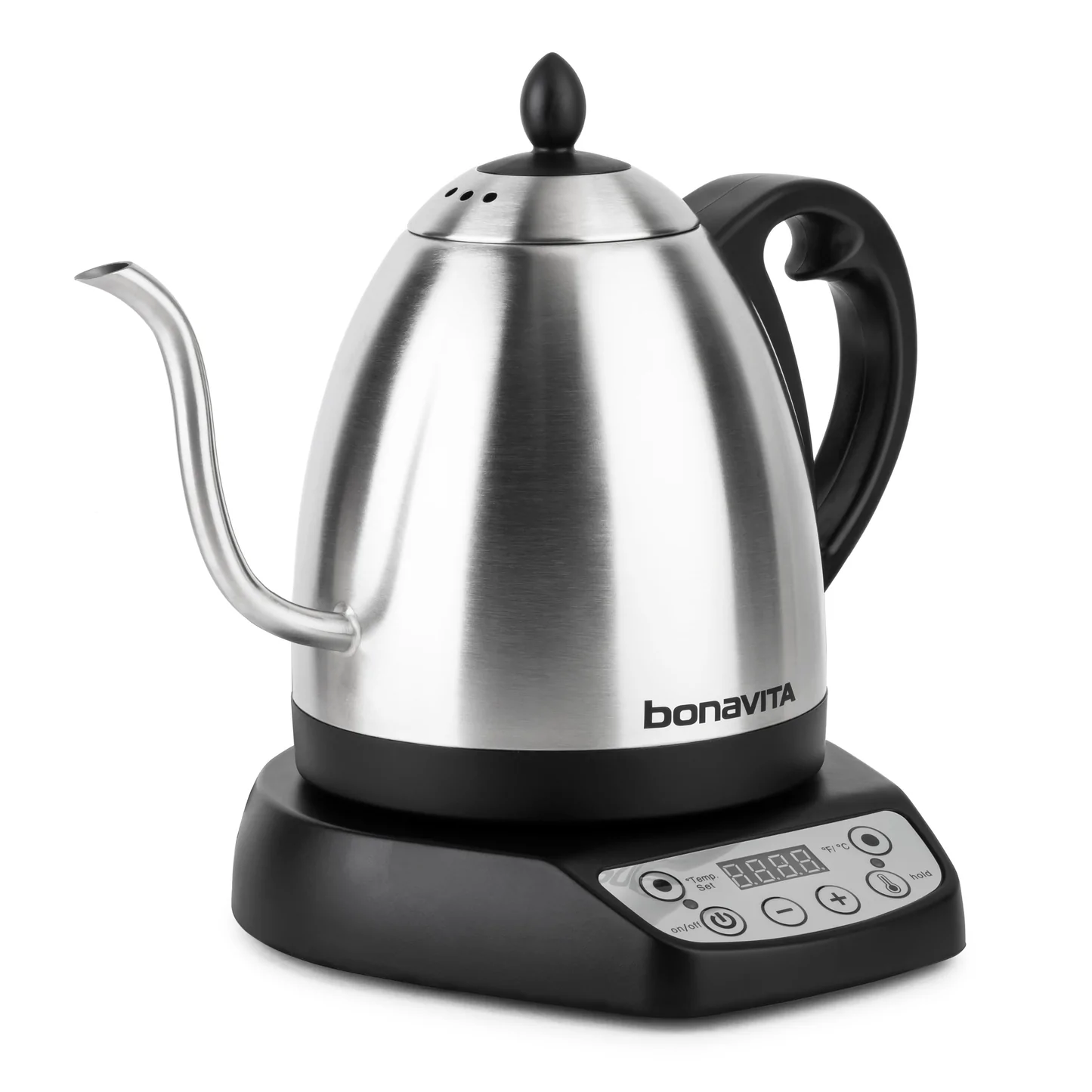 Bonavita 1L Digital Variable Temperature Gooseneck Kettle - Precise Pouring for Coffee, Tea & Specialty Brewing - Perfect for Home Baristas & Coffee Enthusiasts