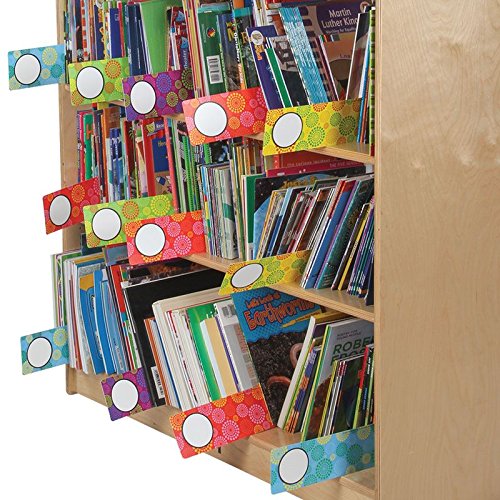 Customizable Classroom Library Book Dividers Set of 26 - Durable School Organization Supplies for Teachers | Perfect for Elementary Reading Corners & Homeschool Book Shelves