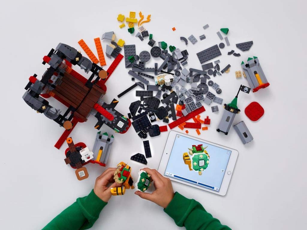 LEGO Super Mario Bowser's Castle Battle Expansion Set 71369 - Interactive Building Toy for Kids, Collectible Gift for Mario Fans, Fun Play at Home or Parties