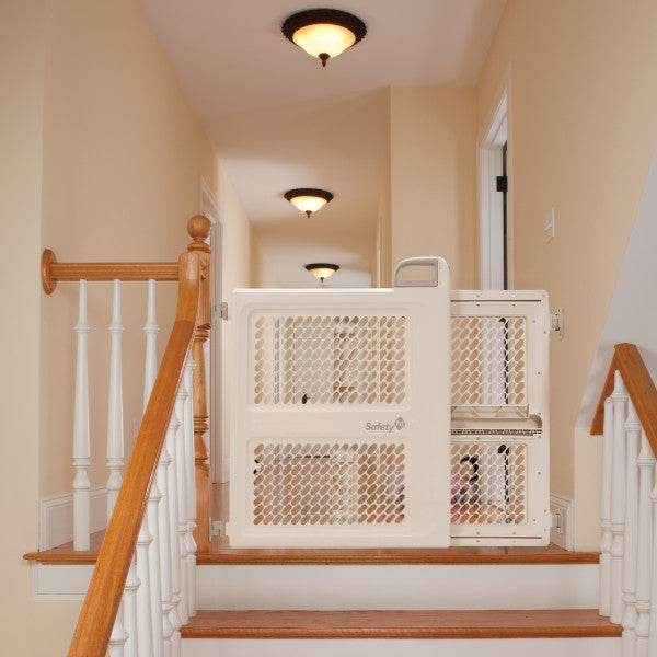 Safety 1st Lift, Lock & Swing Dual Mode Baby Safety Gate - Childproof Stair & Doorway Protection for Toddlers & Pets (Perfect for Stairs, Hallways, and Room Dividers)