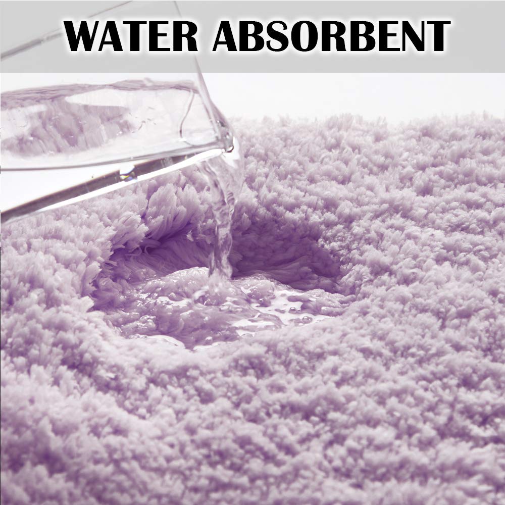 Premium Soft & Absorbent Shaggy Bathroom Rug - 24