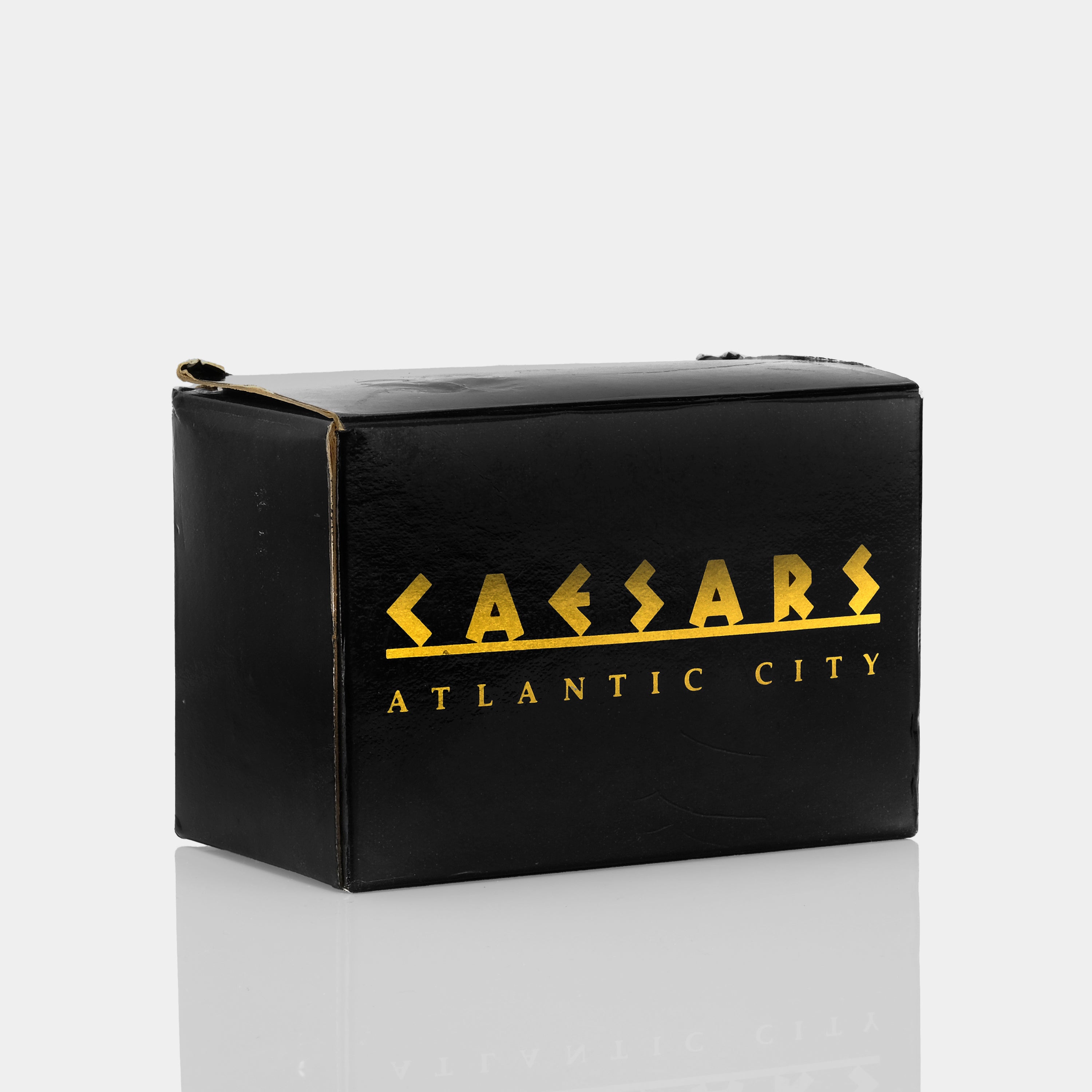 Vintage Caesars Atlantic City Black & Gold 35mm Film Camera (NOS) - Perfect for Retro Photography & Travel Memories