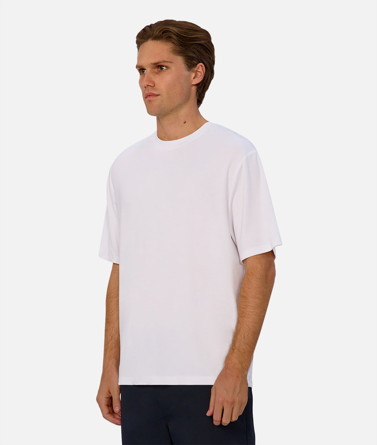 Leggera Tech Tee - Premium White Performance T-Shirt for Running, Gym & Outdoor Activities