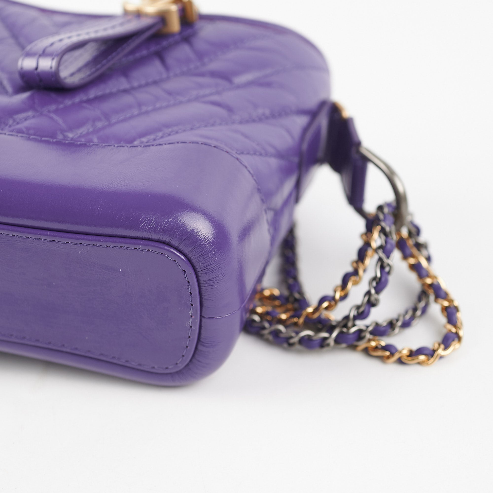 Chanel Small Gabrielle Bag in Purple - Luxury Designer Crossbody Purse for Women | Perfect for Evening Events, Parties & Special Occasions