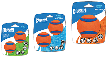 Chuck It! Ultra Dog Ball - Durable Fetch Toy for Large & Small Dogs - Perfect for Outdoor Play, Beach, Park & Backyard Fun