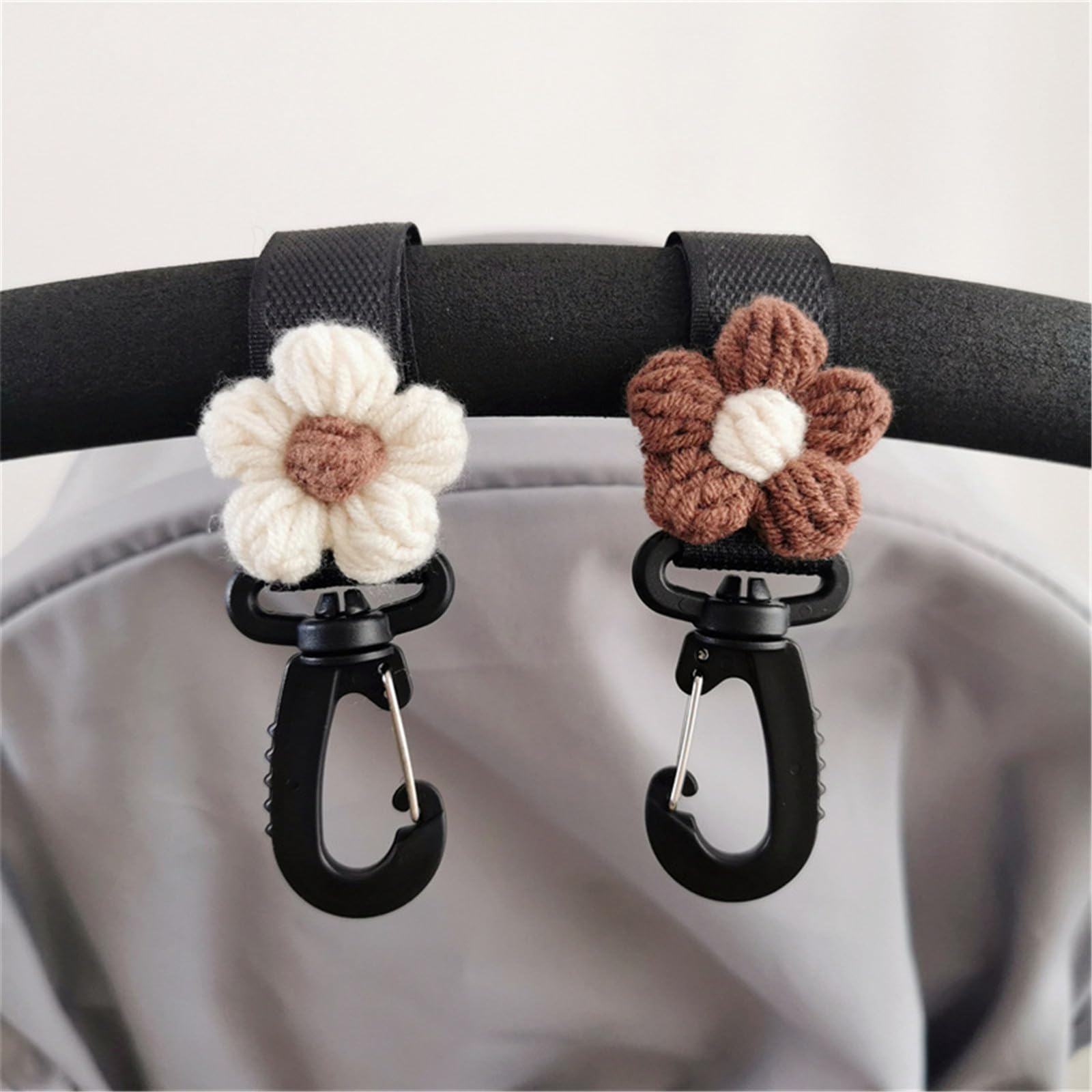 Jojobasec Stroller Hook & Pram Organizer - Baby Cart Hanger for Diaper Bags, Toys & Essentials - Perfect for Shopping, Walks & Travel with Infant Pushchair Accessories