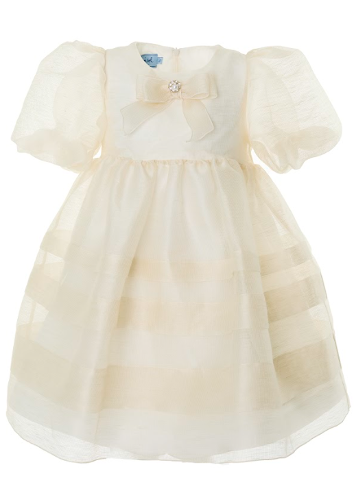 MIMISOL Gathered Linen Gauze Dress for Girls Size 4-12A | Breathable Summer Casual Dress | Perfect for Beach, Vacation & Outdoor Activities