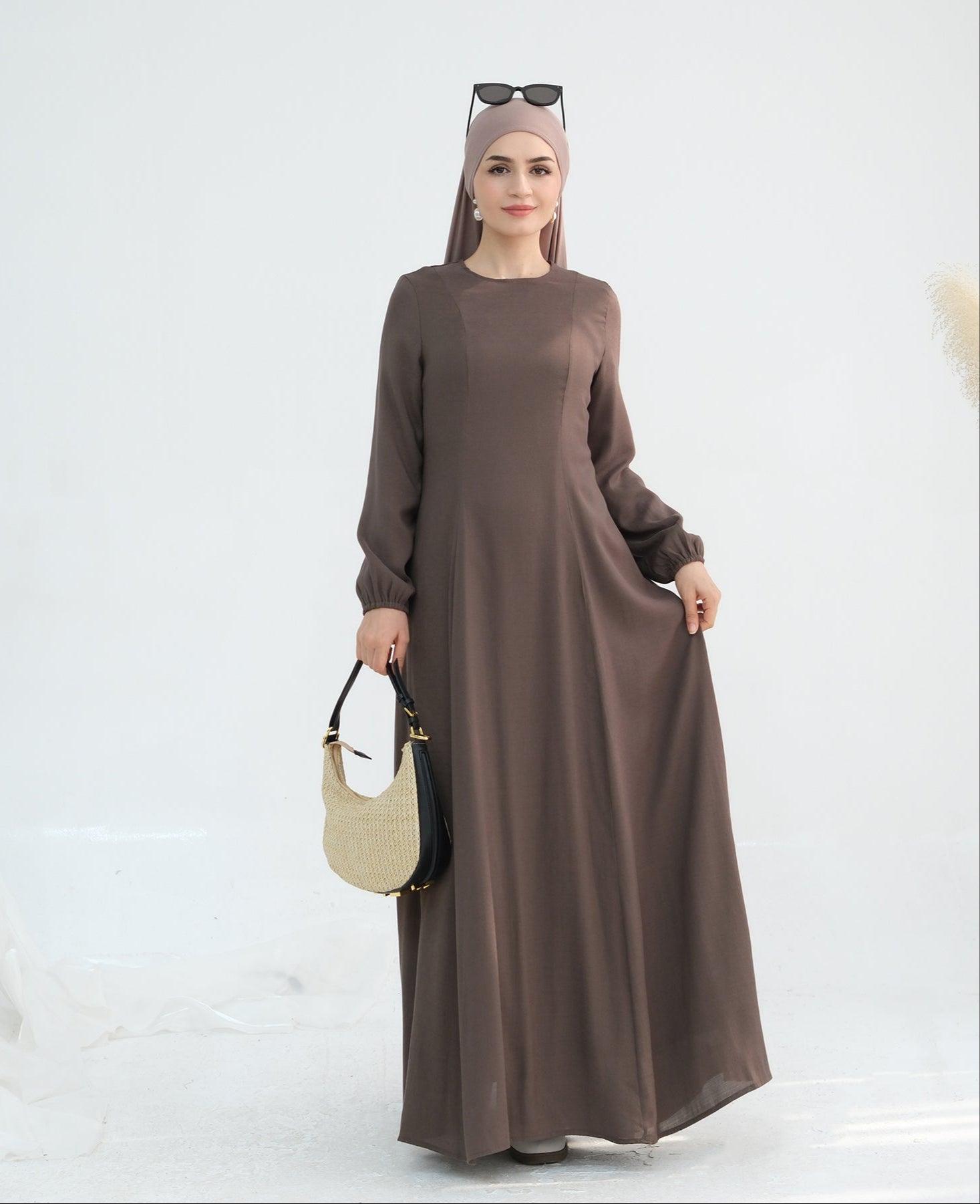Isabella Maxi Dress for Women - Elegant Brown Long Flowy Summer Dress | Perfect for Beach, Vacation, and Casual Outings