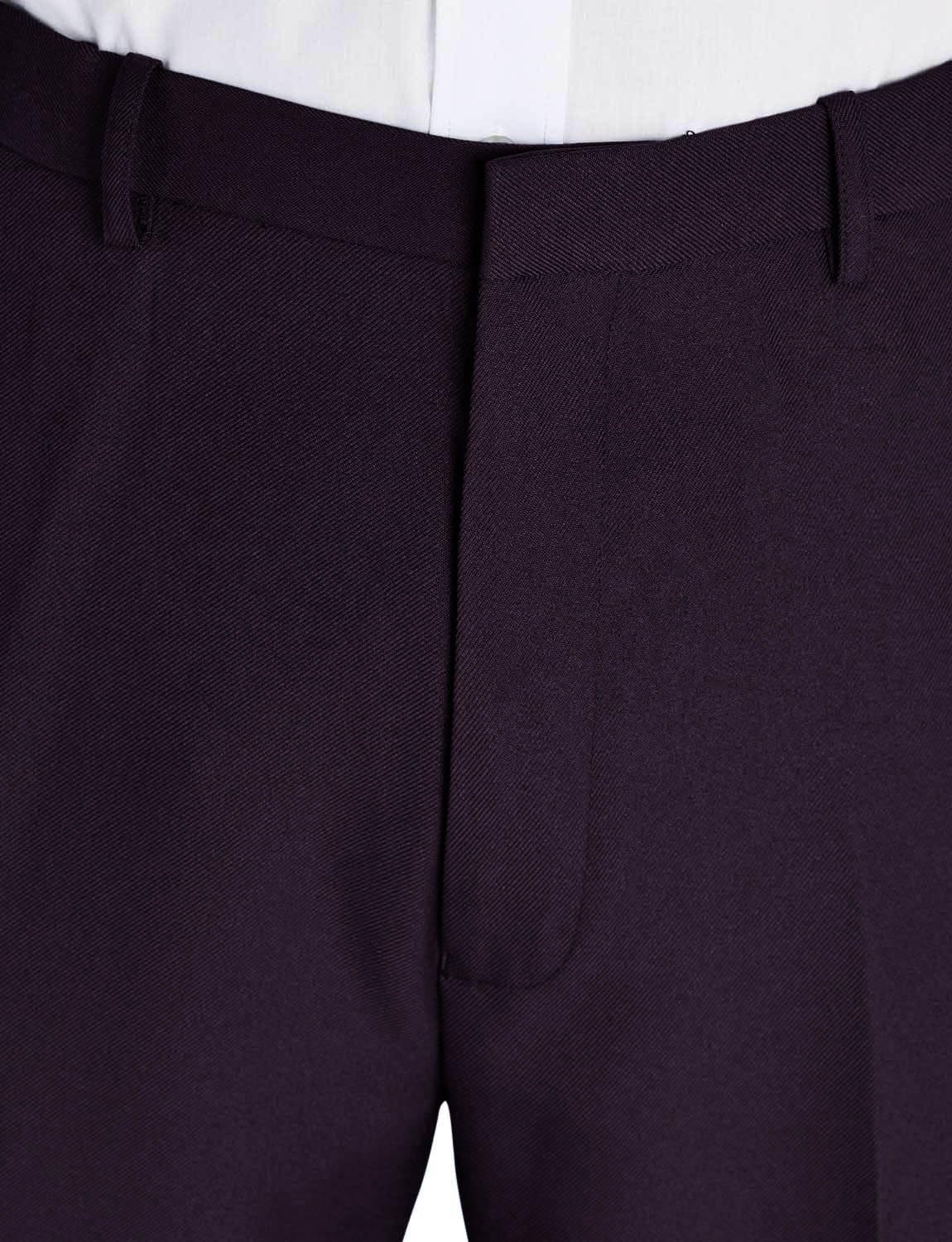 Chums Men's Stretch Waist Formal Work Pants - Comfortable Dress Slacks with Hidden Elastic Waistband for Office, Business & Professional Occasions