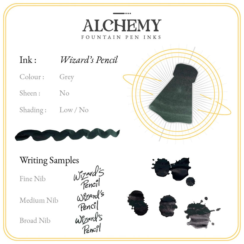 Premium Endless Alchemy Fountain Pen Ink - 45ml Bottle, Smooth Writing for Calligraphy & Journaling - Perfect for Artists, Writers & Pen Enthusiasts
