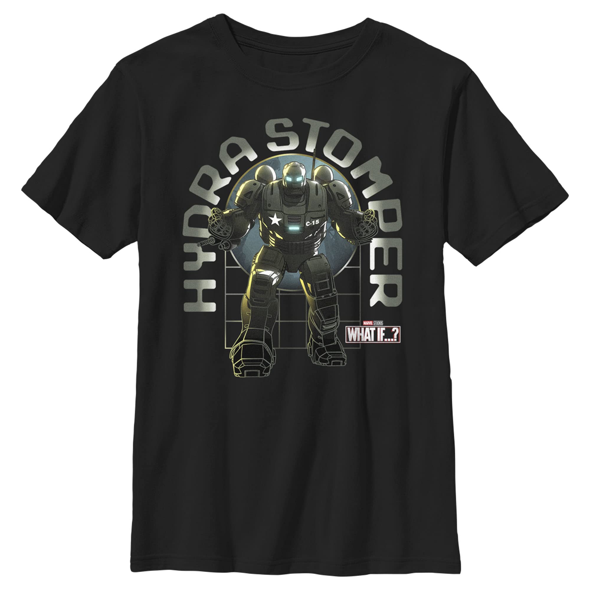 Marvel What If...? Hydra Stomper Boys Graphic T-Shirt - Cool Superhero Tee for Kids | Perfect for Cosplay, Birthday Gifts & Everyday Wear