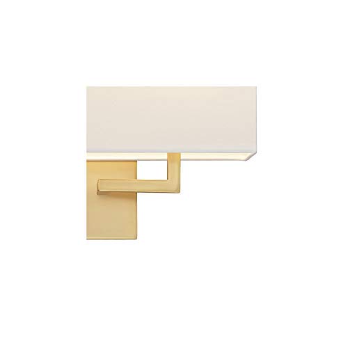 George Kovacs P472-248 2-Light Wall Sconce in Honey Gold Finish - Perfect for Bedroom, Hallway, and Living Room Lighting