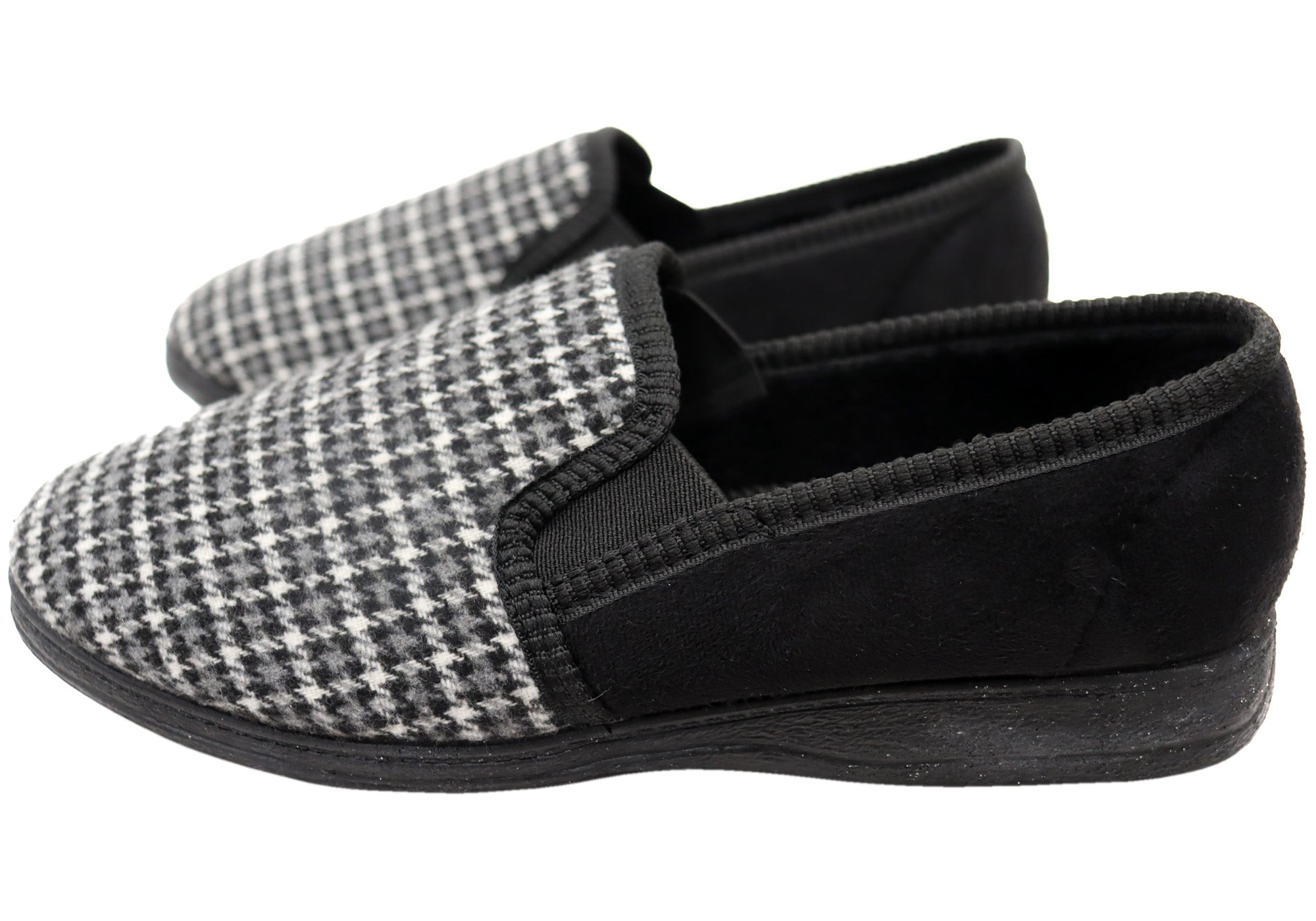 Grosby Peter Men's Comfortable Slip-On Slippers - Soft Indoor House Shoes for Relaxing at Home & Lounging