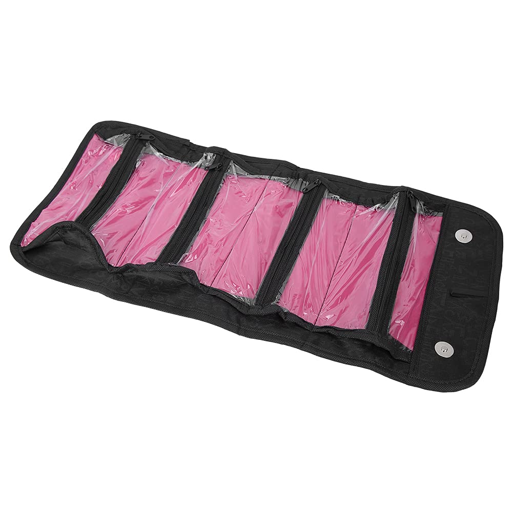 01 Makeup Bag - Durable 4 Compartment Waterproof Toiletry Organizer | Foldable Lightweight Travel Cosmetic Case for Women | Perfect for Daily Use, Gym, Camping & Vacation Trips