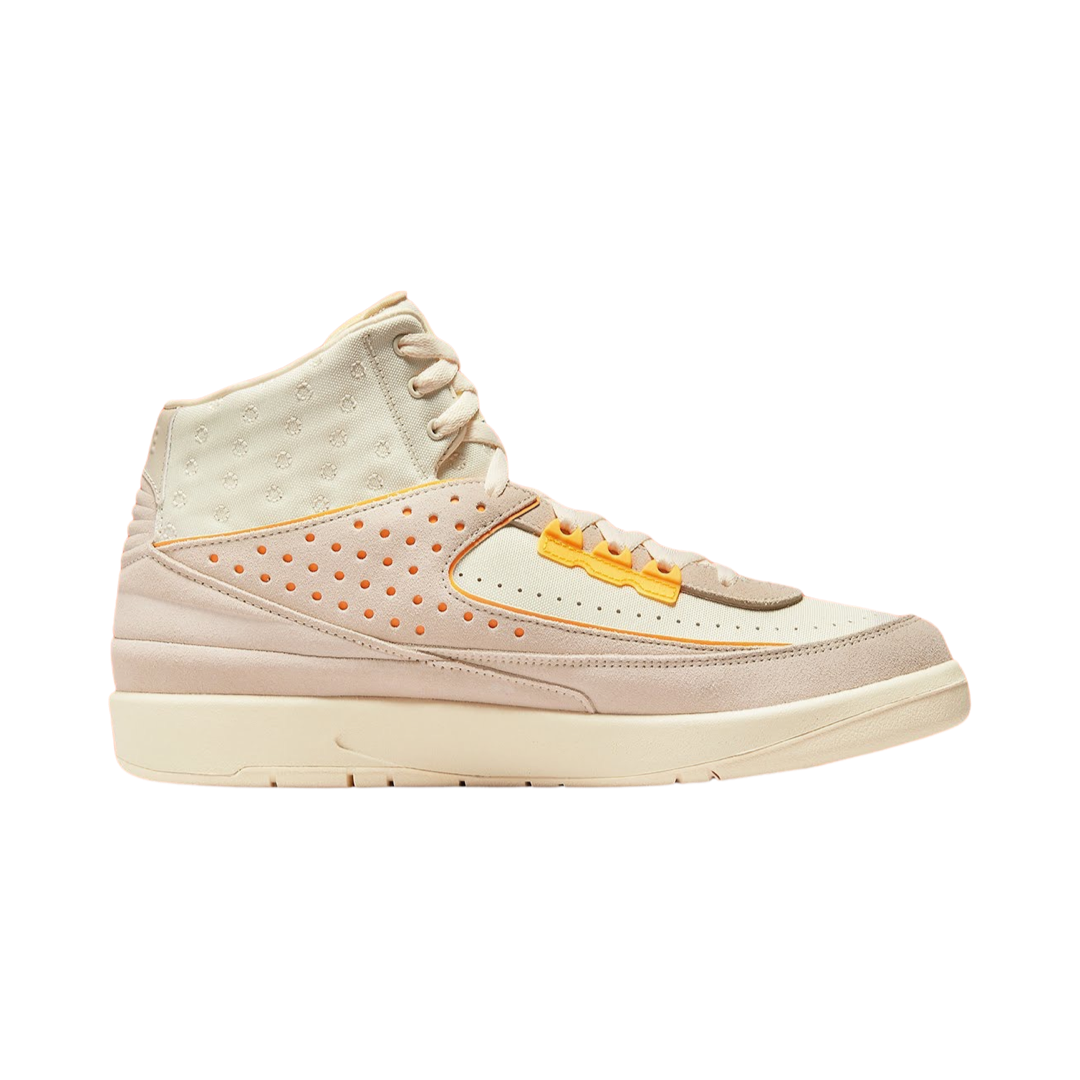 Air Jordan 2 SP x Union Rattan Siren Red Sneakers - Men's Basketball Shoes for Streetwear & Casual Style - Perfect for Urban Fashion, Gym Workouts, and Sneaker Collectors