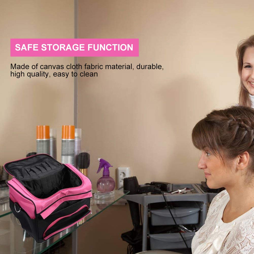 Professional Salon Hairdressing Tools Bag - Large Capacity Multi-Function Storage Organizer with Shoulder Strap, Scissors & Comb Holders - Perfect for Hairstylists, Barbers & Mobile Beauty Professionals