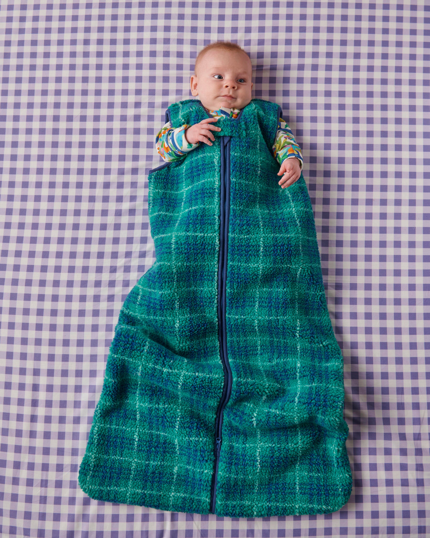 Cozy Wilderness Tartan Sherpa Sleeping Bag - Warm & Soft Flannel Lined for Camping, Hiking, Outdoor Adventures & Sleepovers