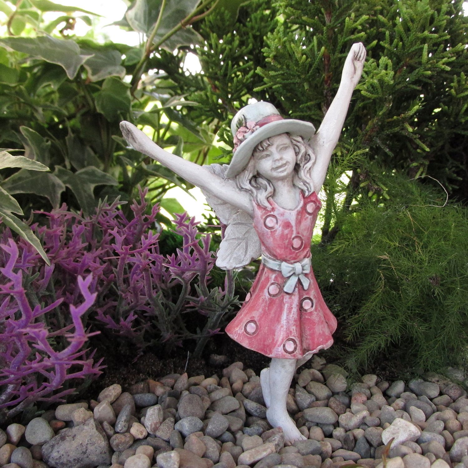 Enchanted Fairy Garden Miniature Set - Fairy Lexi Collection for Home Decor, DIY Crafts & Outdoor Fairy Gardens