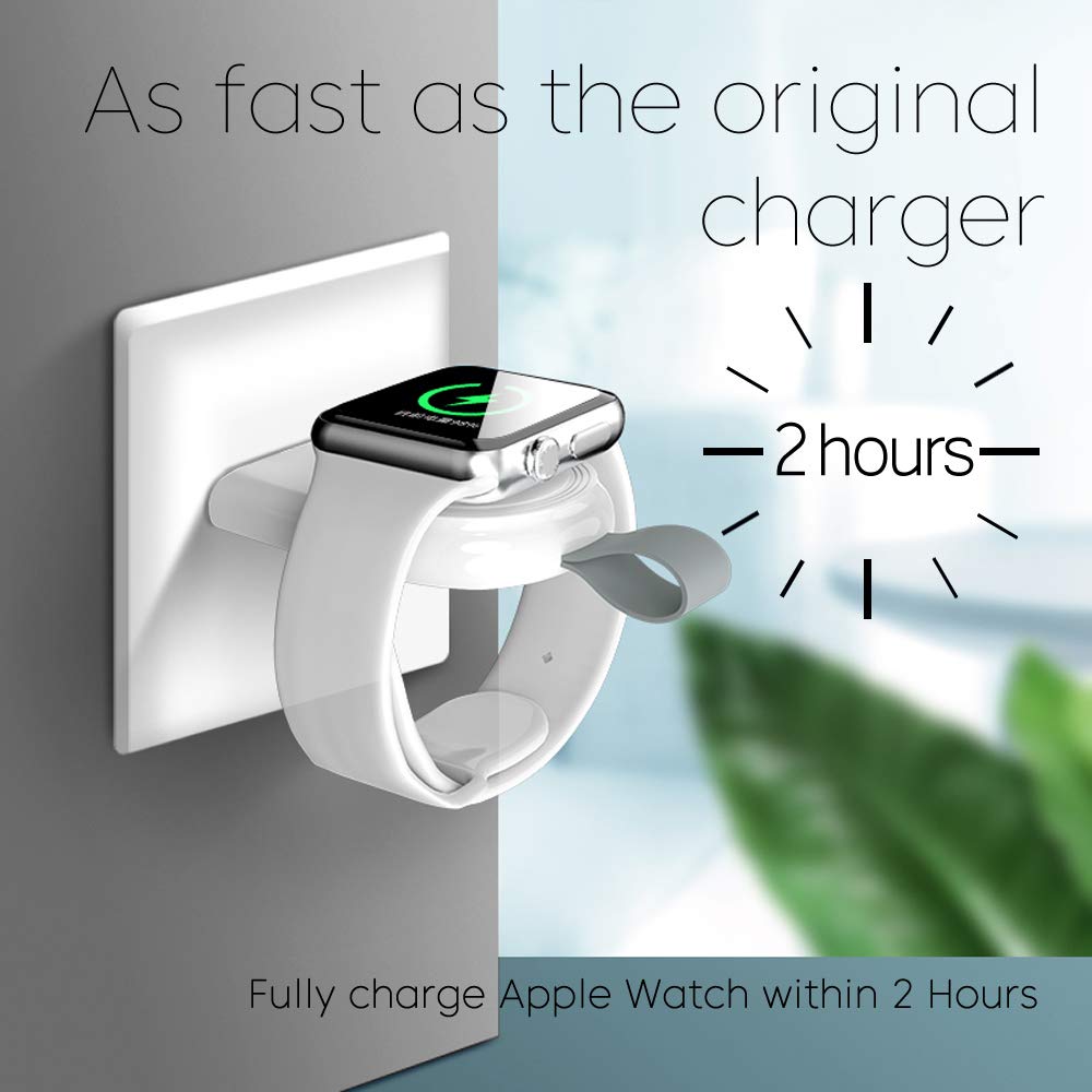 Fast Wireless Charger 10W/7.5W/5W Portable Qi-Certified Charging Pad for iPhone 15/14/13/12/11/X/8, Samsung Galaxy S23/S22/S21/S20 - Perfect for Travel, Office & Nightstand Charging
