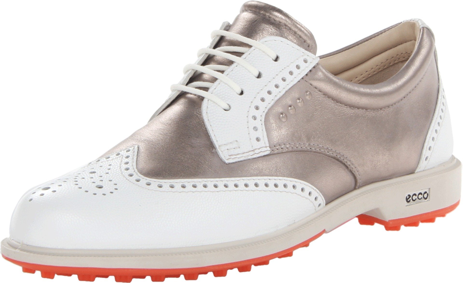 ECCO Women's Classic Hybrid Golf Shoes - Comfortable & Waterproof Spiked Golf Shoes for Women - Perfect for Golf Course, Driving Range & Outdoor Sports