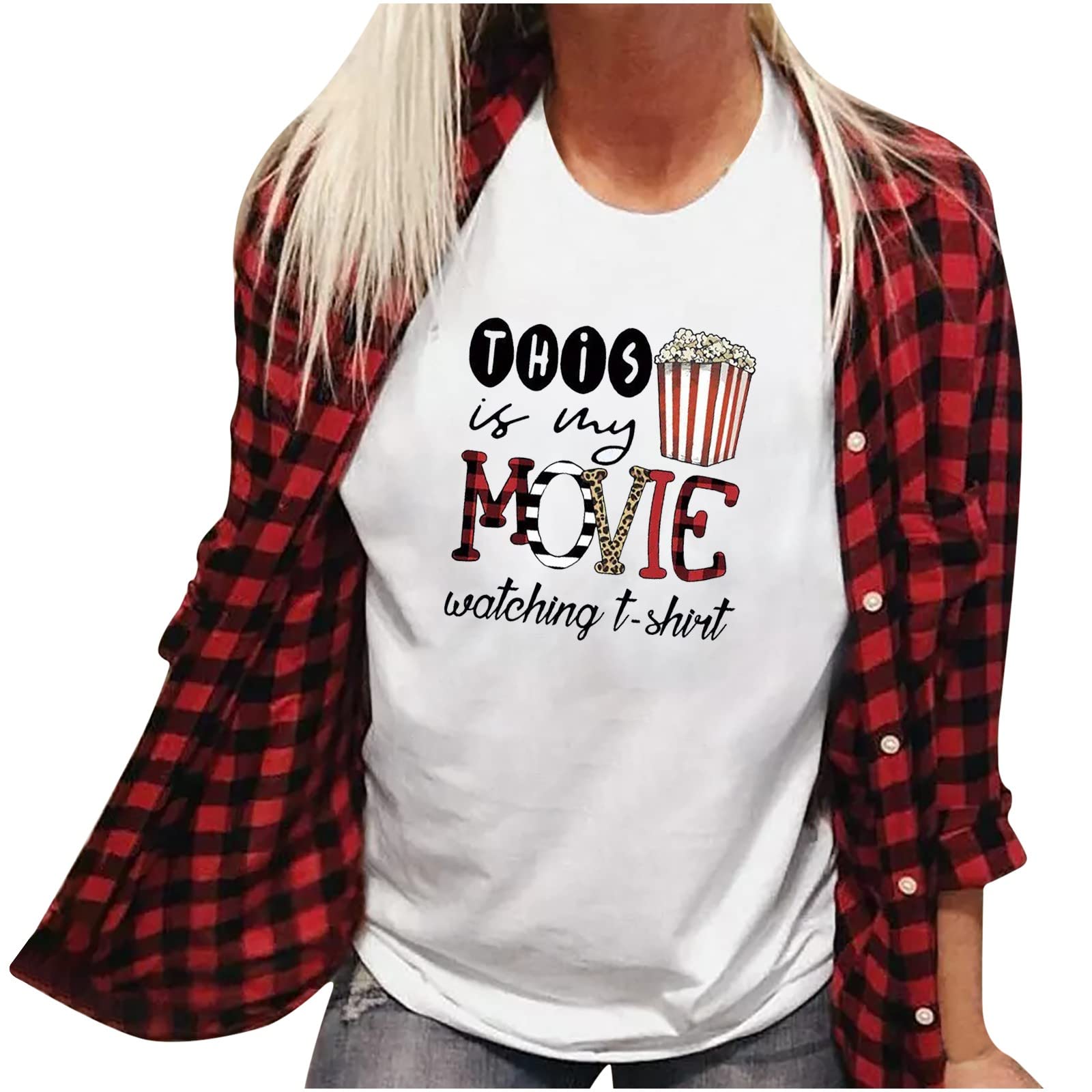 Women's Crewneck Sweatshirt - Soft Casual Long Sleeve Pullover with Christmas Print | Cozy Loose Fit Hoodie for Everyday Wear, Holiday Outfits & Winter Layering