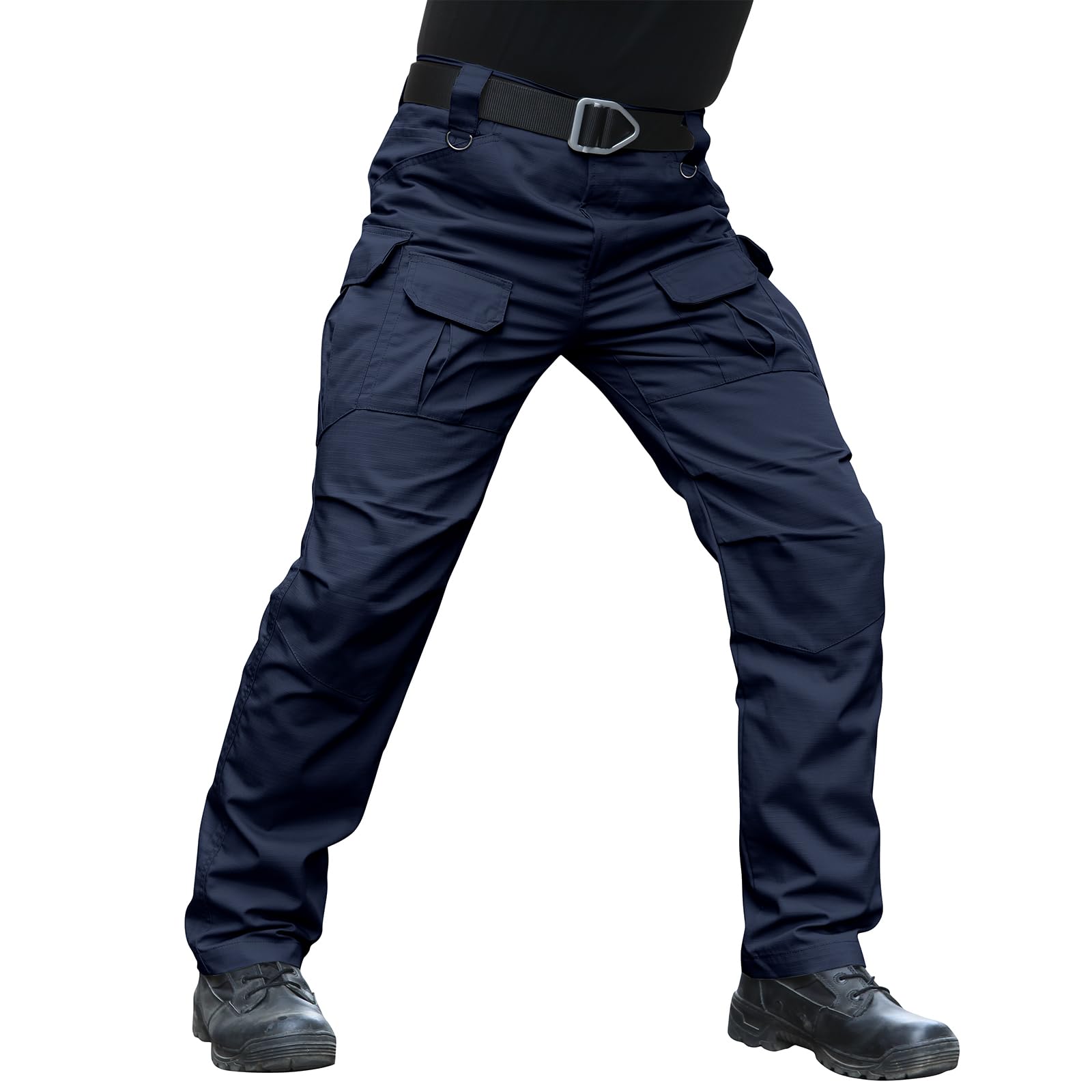 Men's Stretch Tactical Pants - Water Resistant Ripstop Cargo Pants for Outdoor, Work & Hiking | Lightweight Durable EDC Pants for Camping, Travel & Tactical Activities